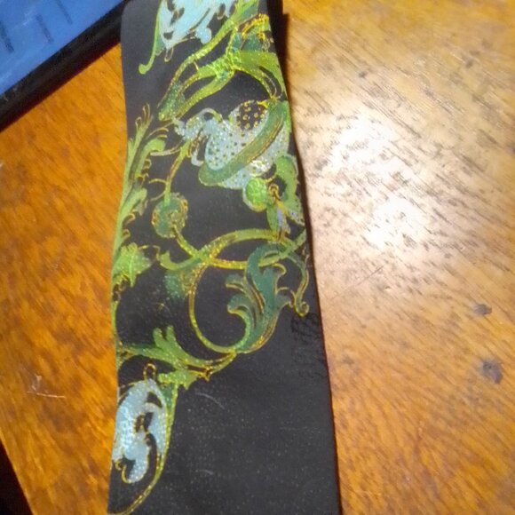 Vintage Broni  rare silk tie+ pocket hankercheif 100% silk ,  perfect condition - Picture 1 of 4